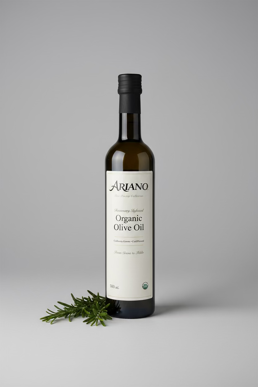 Rosemary  Infused Organic Extra Virgin Olive Oil  500 ml 16.9 oz